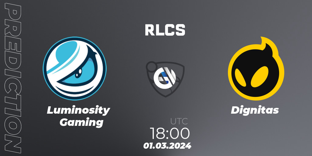 Pron Sticos Luminosity Gaming Dignitas Rlcs Major