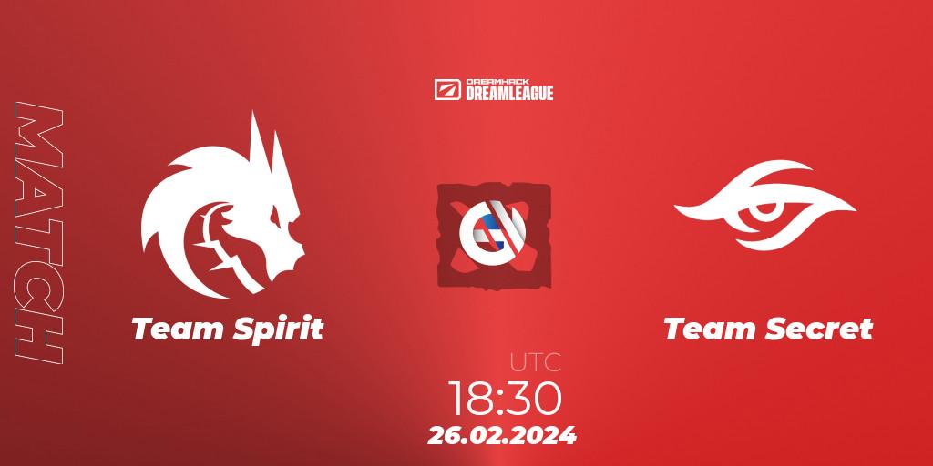 Team Spirit VS Team Secret