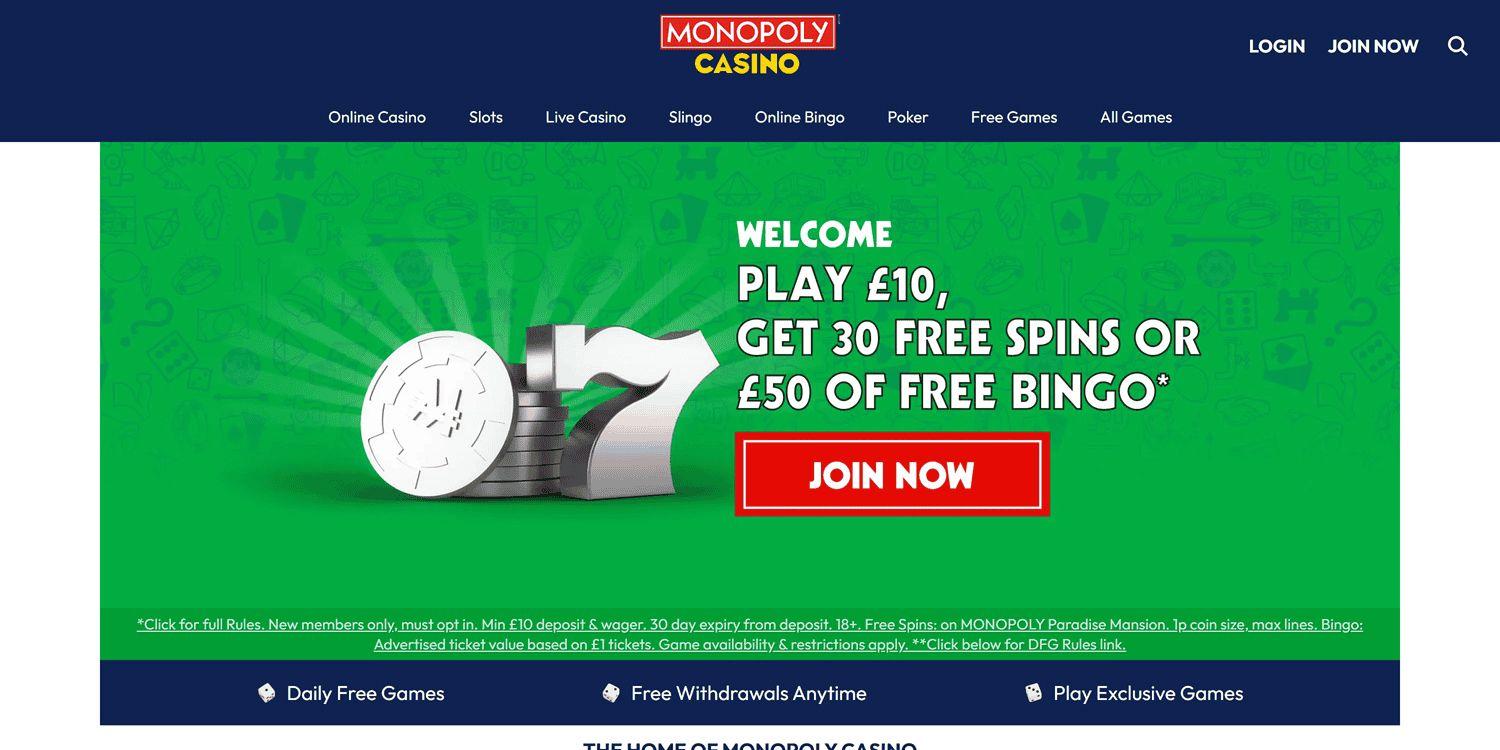 Monopoly Casino Sites irmãos - Sites do Reino Unido como Monopoly Casino