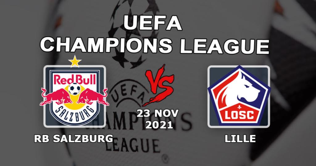 RB Salzburg - Lille: prognóstico e aposta na partida da Liga dos Campeões - 23/11/2021