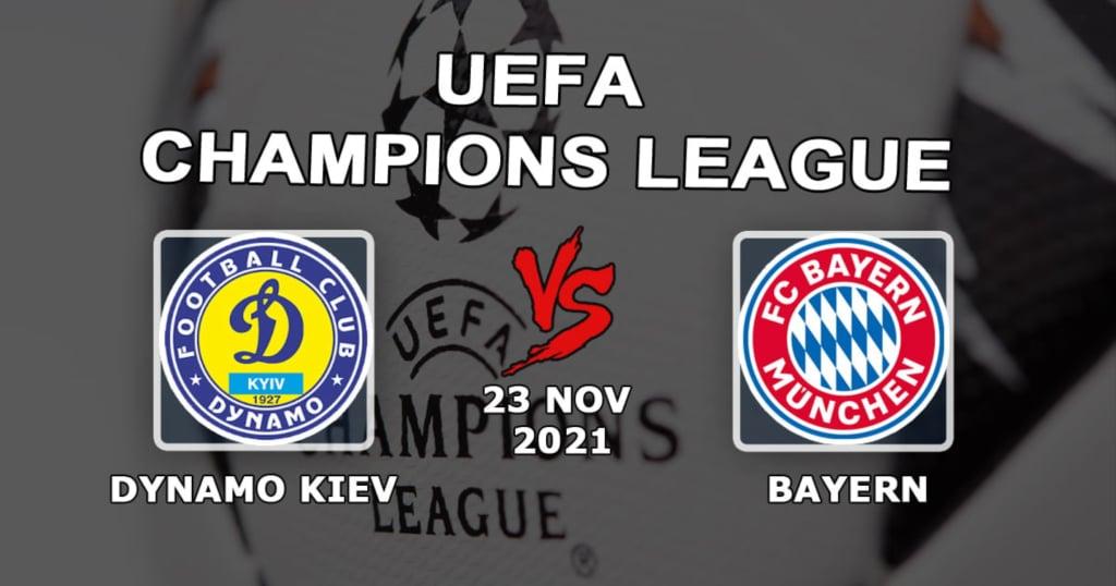 Dínamo de Kiev - Bayern: previsão e aposta no jogo da Liga dos Campeões - 23/11/2021