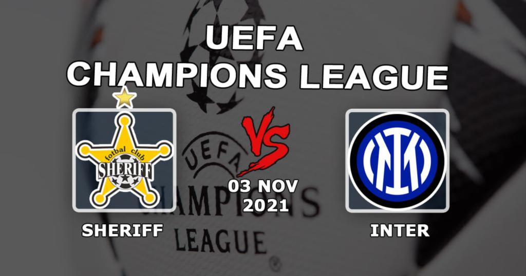 Sheriff - Inter: previsão e aposta no jogo da Liga dos Campeões - 11.03.2021