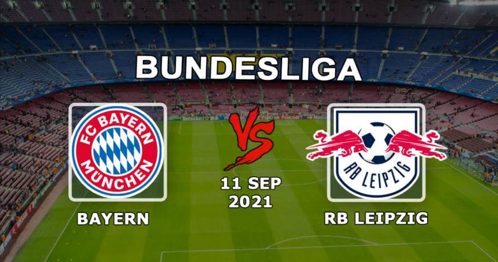 Bayern - RB Leipzig: previsão e aposta na partida da Bundesliga - 11/09/2021