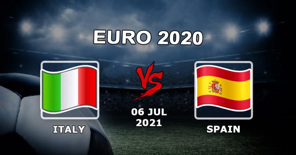 Itália - Espanha: previsão e aposta no jogo das semifinais do Euro 2020 - 06/07/2021