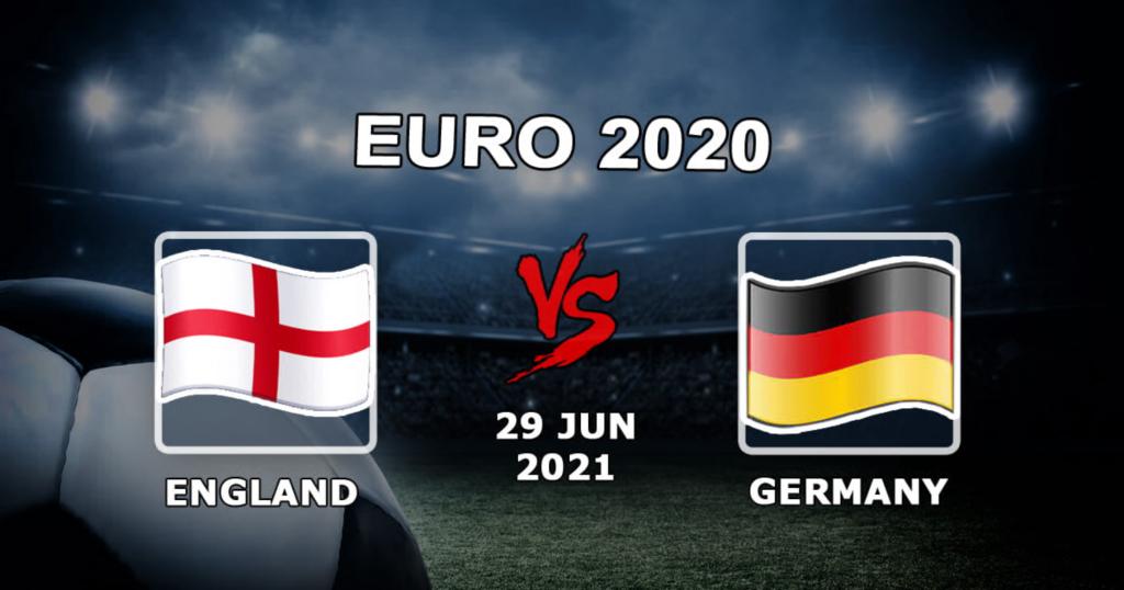Inglaterra - Alemanha: Previsão para o jogo Euro 2020 - 29/06/2021