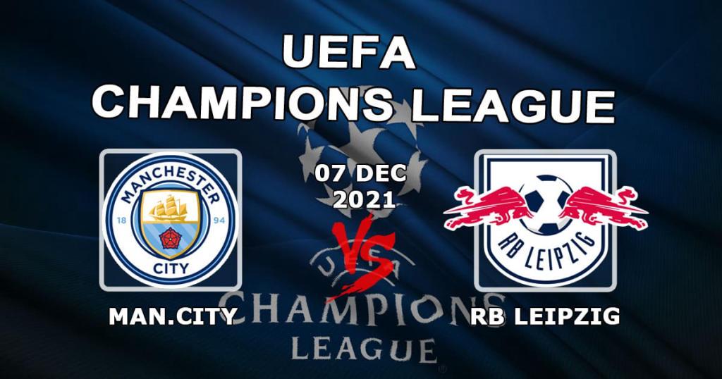 RB Leipzig - Manchester City: prognóstico e aposta no jogo da Champions League - 07.12.2021