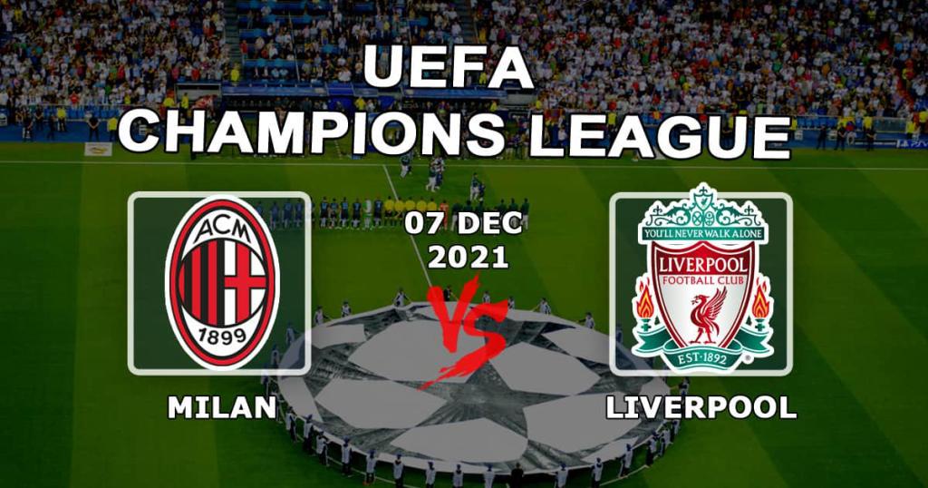 Milan - Liverpool: prognóstico e aposta no jogo da Liga dos Campeões - 12.07.2021