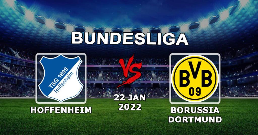 Hoffenheim - Borussia Dortmund: previsão e aposta na partida da Bundesliga - 22.01.2022