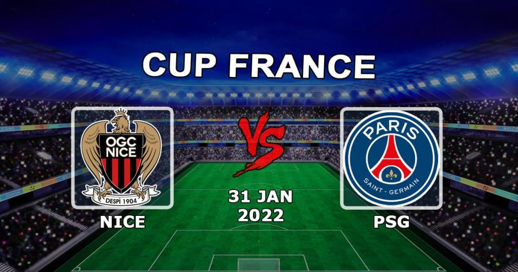 Paris Saint-Germain - Nice: prognóstico e aposta no jogo da Copa da França - 31/01/2022