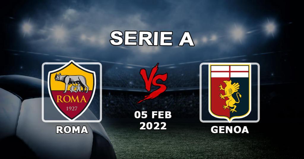 Roma - Génova: prognóstico e aposta na Série A - 05.02.2022