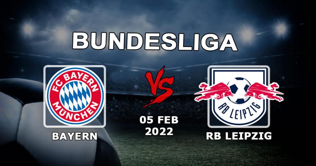 Bayern - RB Leipzig: previsão e aposta na partida da Bundesliga - 05.02.2022