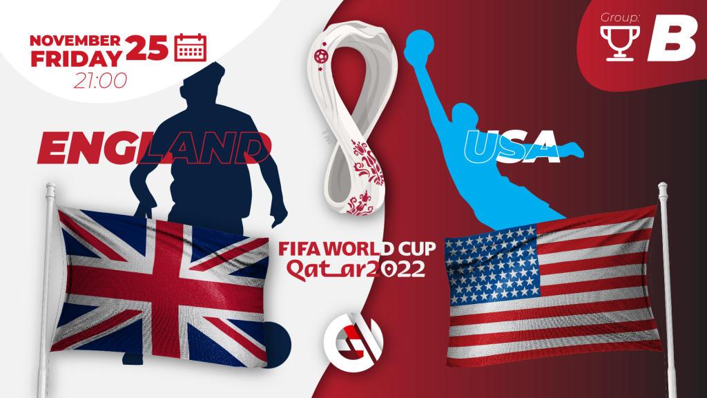 Inglaterra - EUA: previsão e aposta na Copa do Mundo 2022 no Catar
