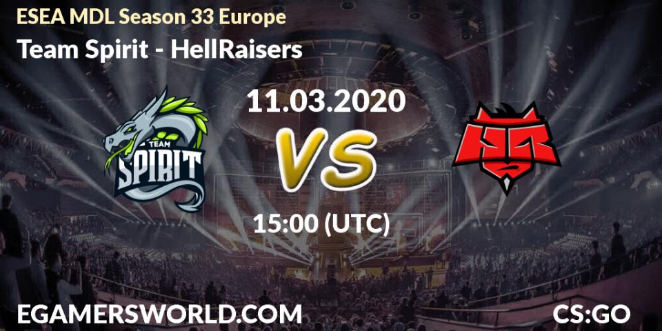 Pronósticos Team Spirit - HellRaisers. 11.03.2020 at 15:05. ESEA MDL Season 33 Europe - Counter-Strike (CS2)