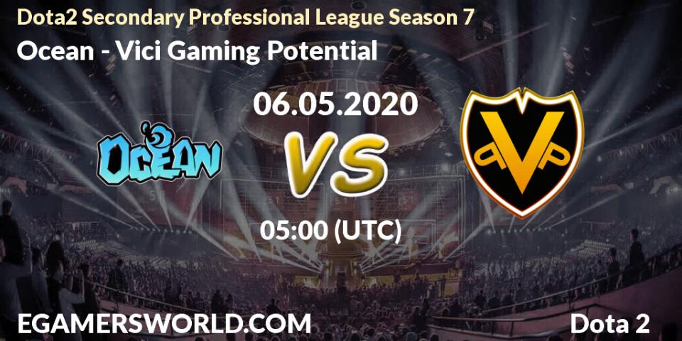 Pronósticos Ocean - Vici Gaming Potential. 06.05.20. Dota2 Secondary Professional League 2020 - Dota 2
