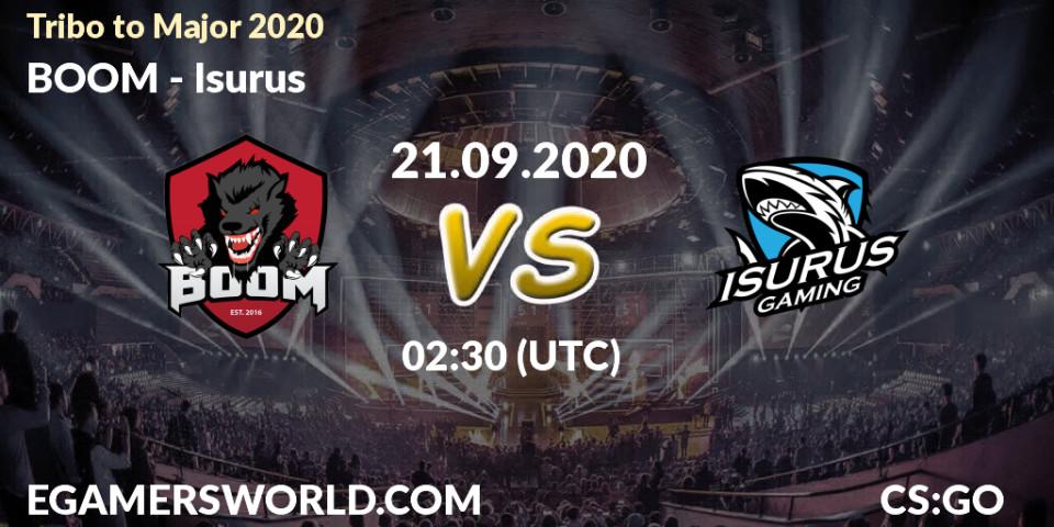 Pronósticos BOOM - Isurus. 21.09.2020 at 02:30. Tribo to Major 2020 - Counter-Strike (CS2)