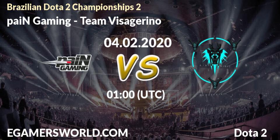 Pronósticos paiN Gaming - Team Visagerino. 04.02.2020 at 02:04. Brazilian Dota 2 Championships 2 - Dota 2