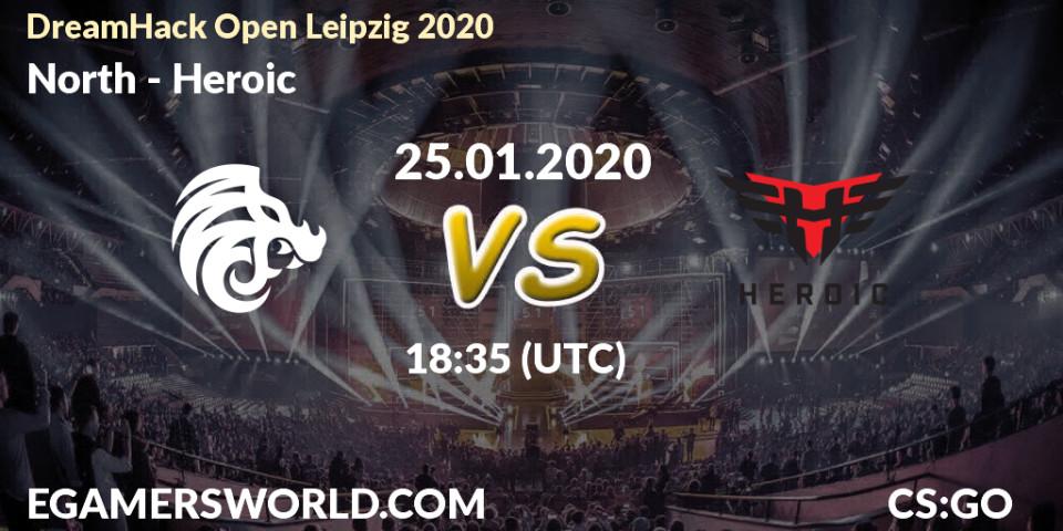 Pronósticos North - Heroic. 25.01.20. DreamHack Open Leipzig 2020 - CS2 (CS:GO)