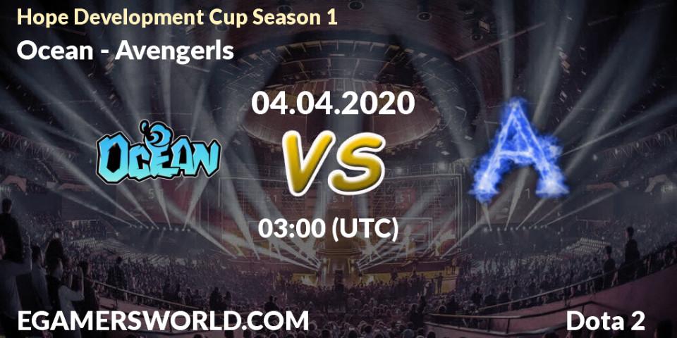 Pronósticos Ocean - Avengerls. 05.04.2020 at 03:06. Hope Development Cup Season 1 - Dota 2
