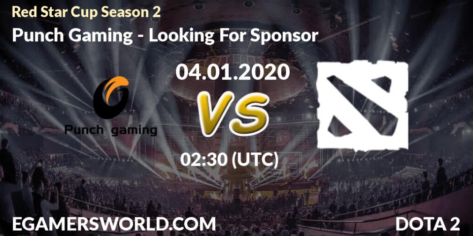 Pronósticos Punch Gaming - Looking For Sponsor. 04.01.20. Red Star Cup Season 2 - Dota 2