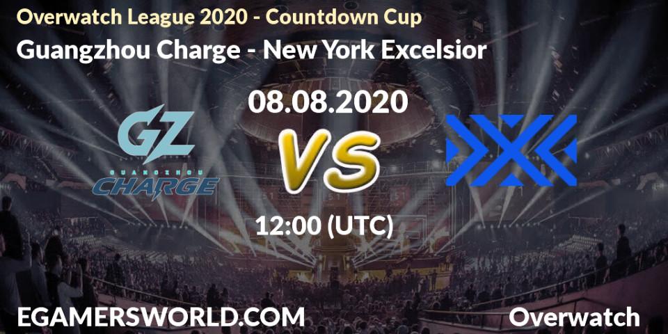 Pronósticos Guangzhou Charge - New York Excelsior. 08.08.20. Overwatch League 2020 - Countdown Cup - Overwatch