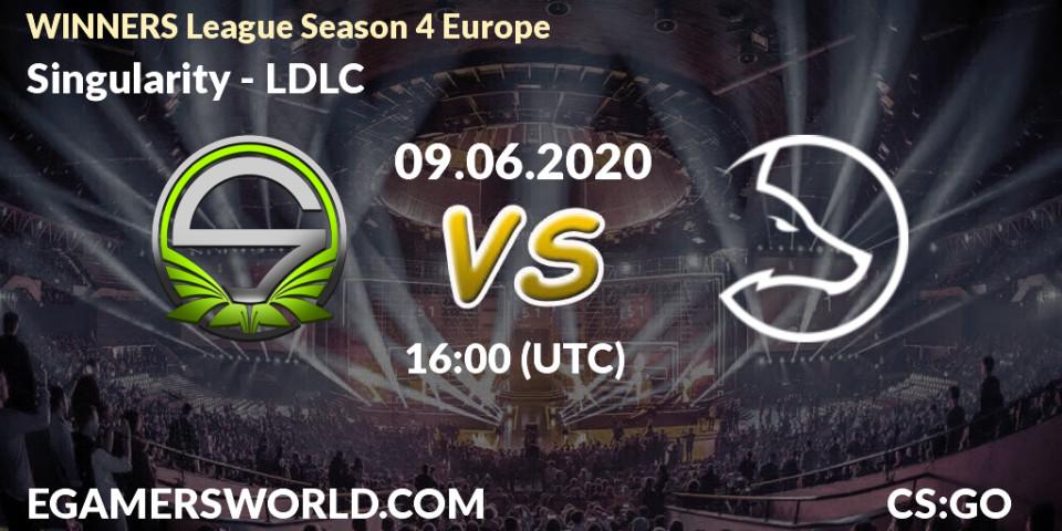 Pronósticos Singularity - LDLC. 09.06.2020 at 16:10. WINNERS League Season 4 Europe - Counter-Strike (CS2)