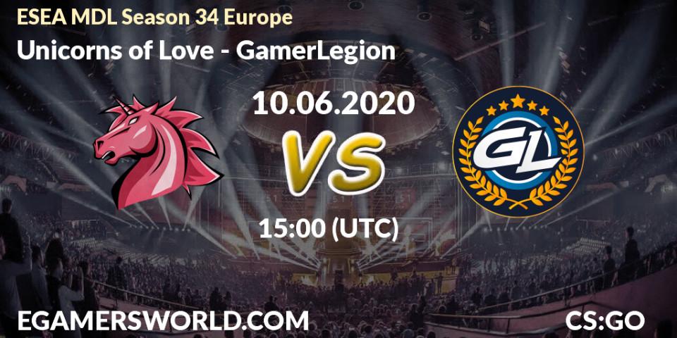 Pronósticos Unicorns of Love - GamerLegion. 10.06.2020 at 15:00. ESEA MDL Season 34 Europe - Counter-Strike (CS2)