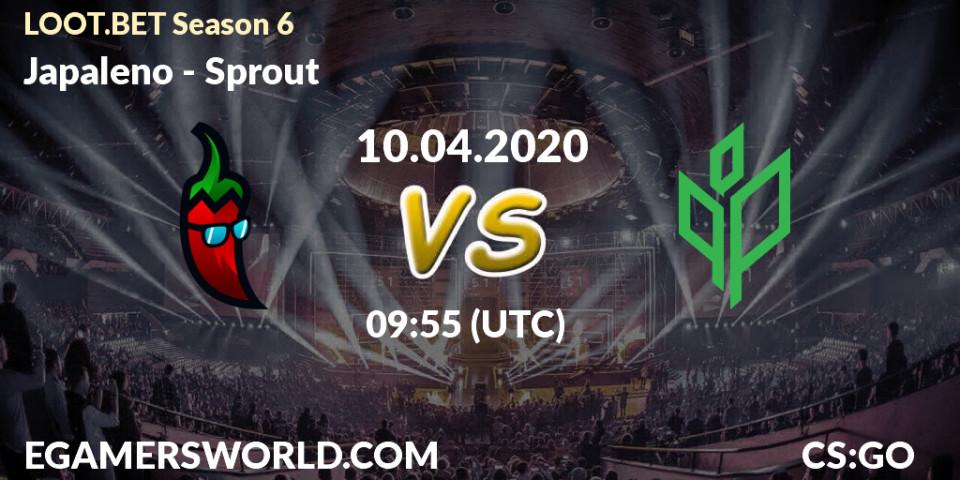 Pronósticos Japaleno - Sprout. 10.04.2020 at 09:55. LOOT.BET Season 6 - Counter-Strike (CS2)