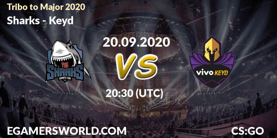 Pronósticos Sharks - Keyd. 20.09.2020 at 20:30. Tribo to Major 2020 - Counter-Strike (CS2)