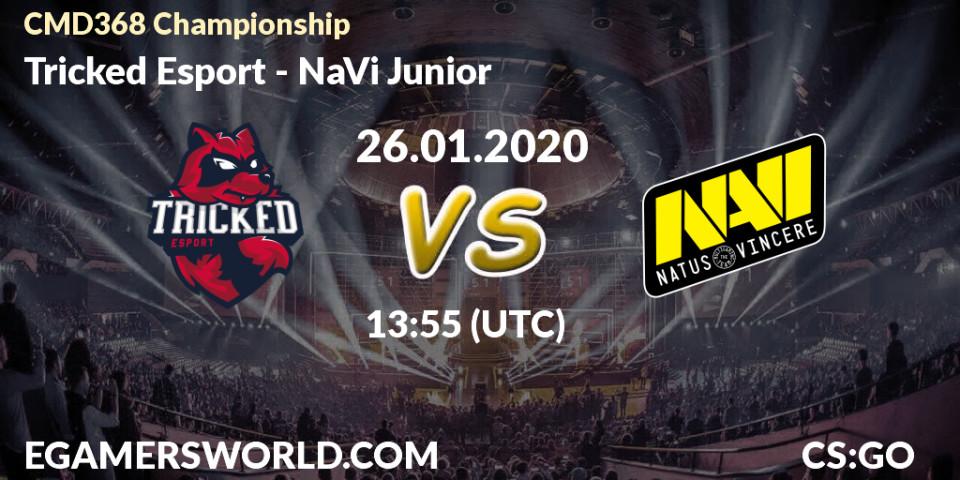 Pronósticos Tricked Esport - NaVi Junior. 26.01.20. CMD368 Championship - CS2 (CS:GO)