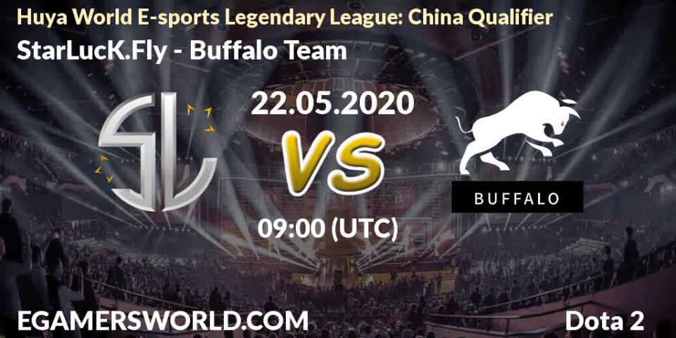 Pronósticos StarLucK.Fly - Buffalo Team. 22.05.20. Huya World E-sports Legendary League: China Qualifier - Dota 2