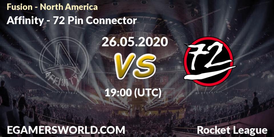 Pronósticos Affinity - 72 Pin Connector. 25.05.20. Fusion - North America - Rocket League