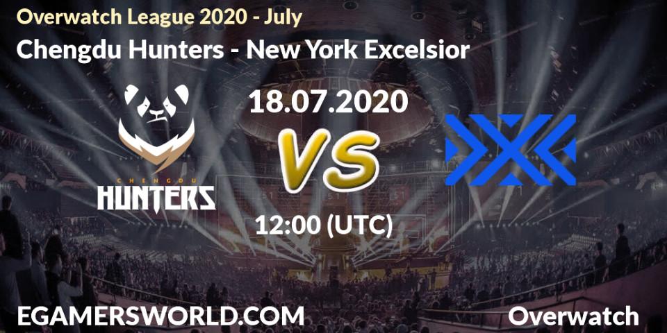 Pronósticos Chengdu Hunters - New York Excelsior. 18.07.2020 at 11:10. Overwatch League 2020 - July - Overwatch