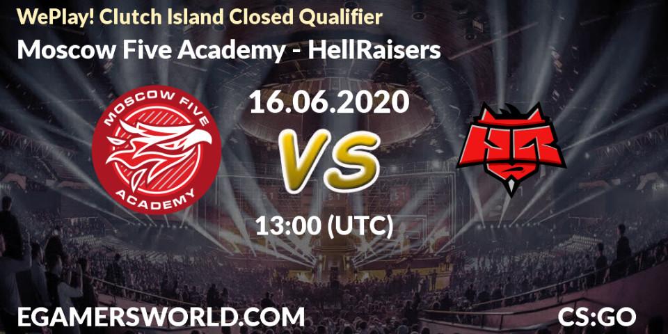 Pronósticos Moscow Five Academy - HellRaisers. 16.06.2020 at 16:15. WePlay! Clutch Island Closed Qualifier - Counter-Strike (CS2)