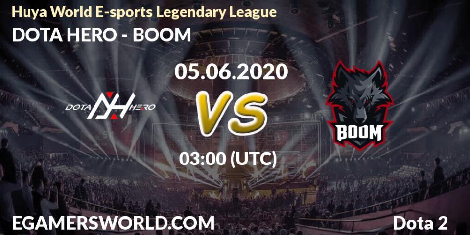 Pronósticos DOTA HERO - BOOM. 05.06.2020 at 03:07. Huya World E-sports Legendary League - Dota 2