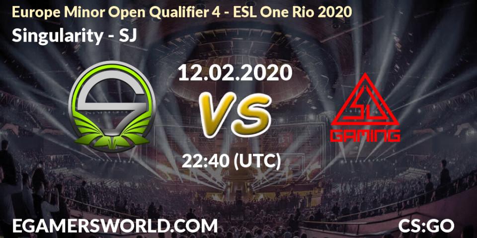 Pronósticos Singularity - SJ. 12.02.20. Europe Minor Open Qualifier 4 - ESL One Rio 2020 - CS2 (CS:GO)
