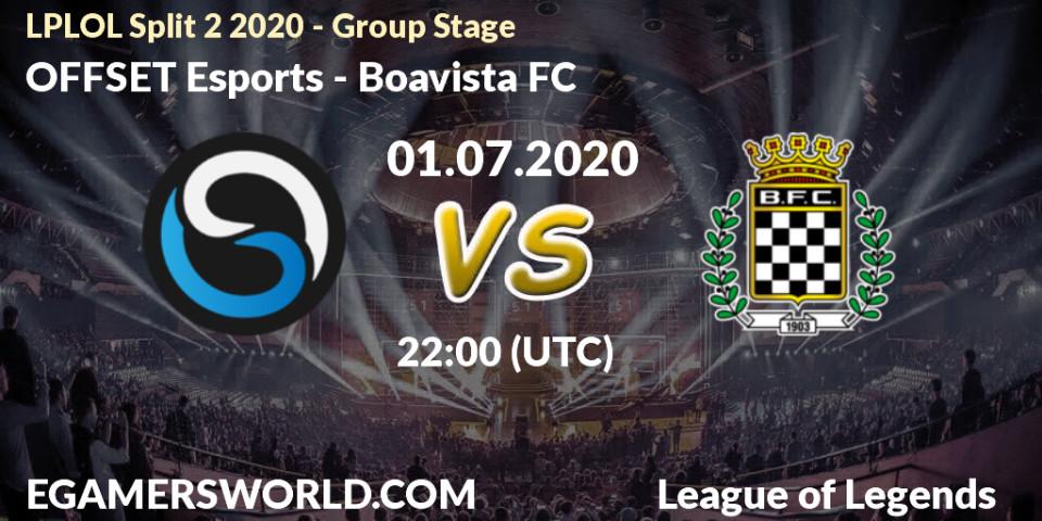 Pronósticos OFFSET Esports - Boavista FC. 01.07.2020 at 22:00. LPLOL Split 2 2020 - LoL