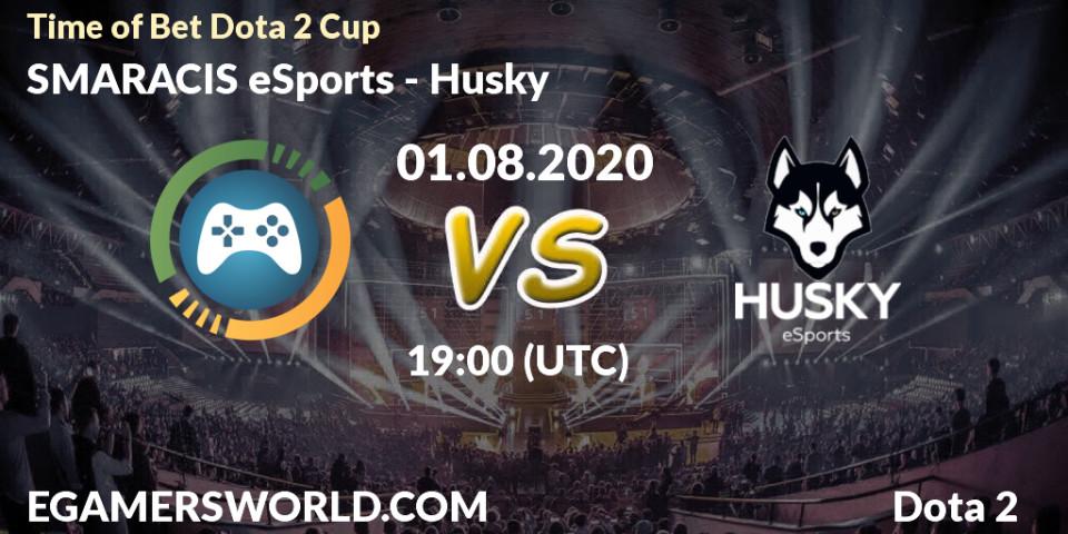 Pronósticos SMARACIS eSports - Husky. 01.08.2020 at 19:04. Time of Bet Dota 2 Cup - Dota 2
