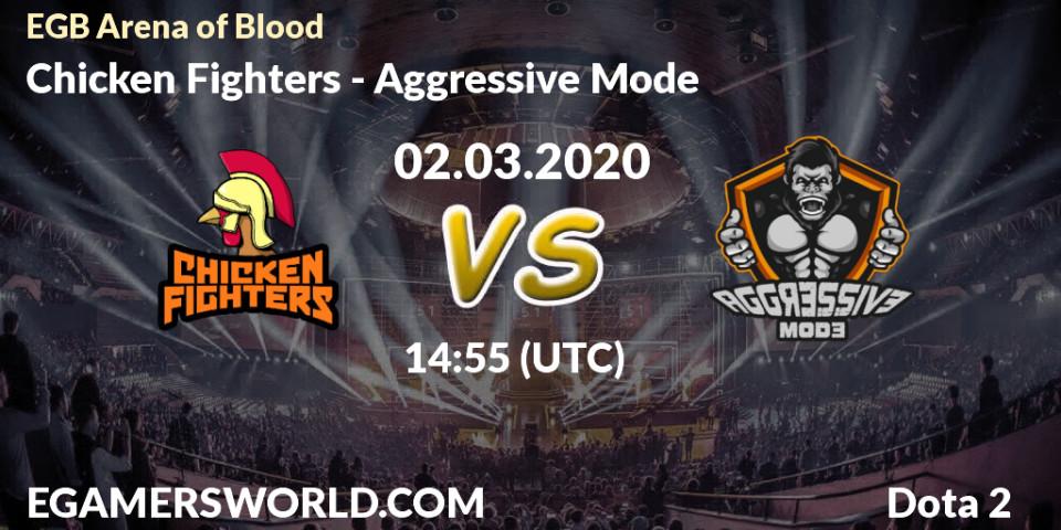 Pronósticos Chicken Fighters - Aggressive Mode. 02.03.2020 at 16:46. Arena of Blood - Dota 2