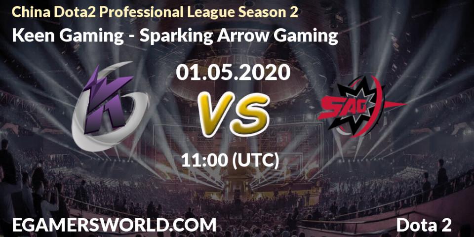 Pronósticos Keen Gaming - Sparking Arrow Gaming. 02.05.20. China Dota2 Professional League Season 2 - Dota 2