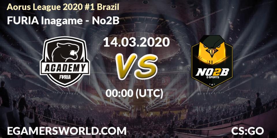 Pronósticos FURIA Inagame - No2B. 14.03.2020 at 00:35. Aorus League 2020 #1 Brazil - Counter-Strike (CS2)