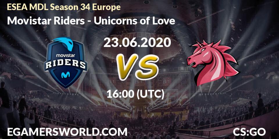 Pronósticos Movistar Riders - Unicorns of Love. 23.06.2020 at 16:05. ESEA MDL Season 34 Europe - Counter-Strike (CS2)