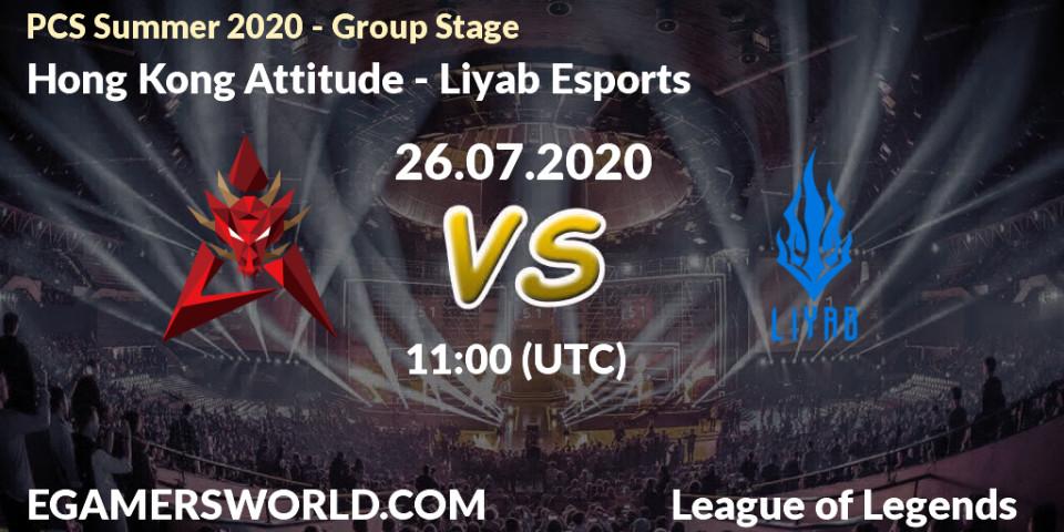 Pronósticos Hong Kong Attitude - Liyab Esports. 26.07.2020 at 11:00. PCS Summer 2020 - Group Stage - LoL