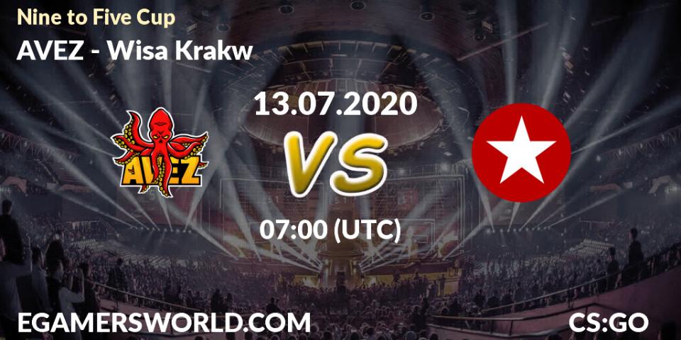 Pronósticos AVEZ - Wisła Kraków. 13.07.2020 at 07:00. Nine to Five Cup - Counter-Strike (CS2)