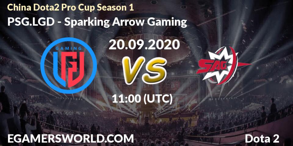 Pronósticos PSG.LGD - Sparking Arrow Gaming. 20.09.2020 at 12:07. China Dota2 Pro Cup Season 1 - Dota 2