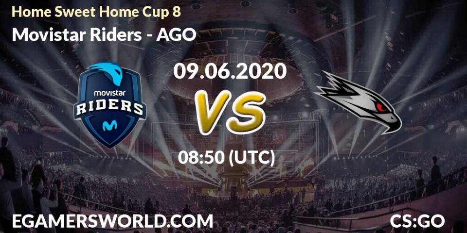 Pronósticos Movistar Riders - AGO. 09.06.2020 at 08:50. #Home Sweet Home Cup 8 - Counter-Strike (CS2)