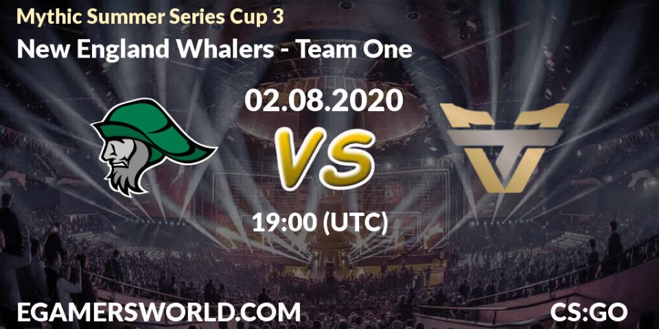 Pronósticos New England Whalers - Team One. 02.08.2020 at 19:05. Mythic Summer Series Cup 3 - Counter-Strike (CS2)
