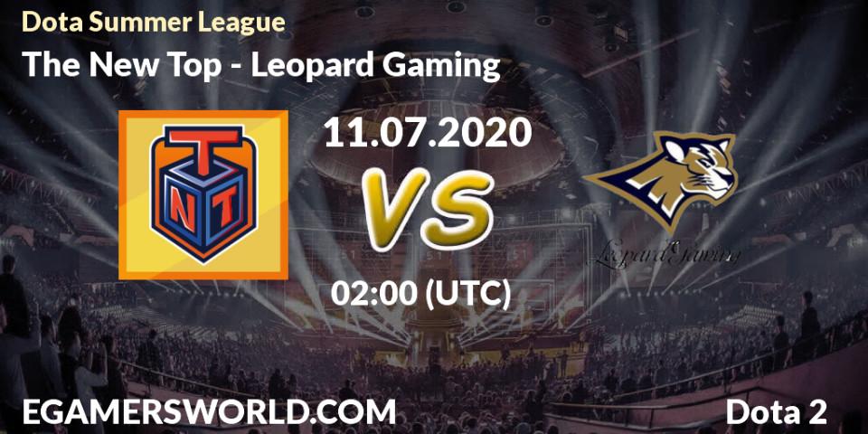 Pronósticos The New Top - Leopard Gaming. 11.07.20. Dota Summer League - Dota 2