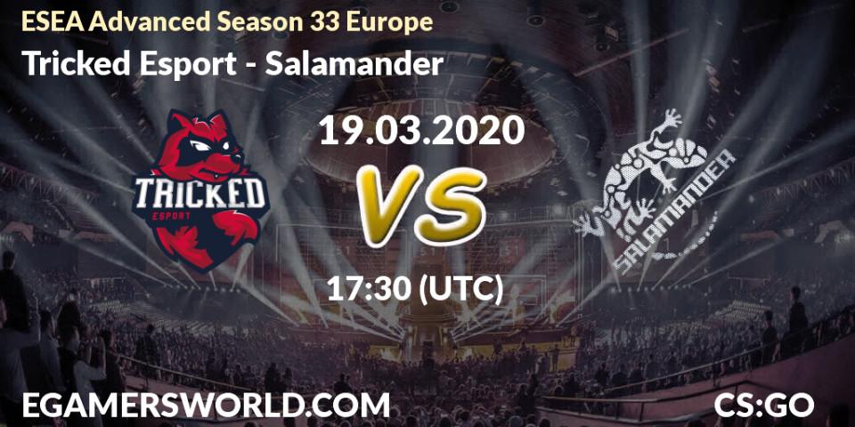 Pronósticos Tricked Esport - Salamander. 19.03.2020 at 17:35. ESEA Advanced Season 33 Europe - Counter-Strike (CS2)