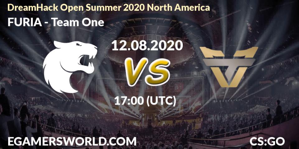 Pronósticos FURIA - Team One. 12.08.20. DreamHack Open Summer 2020 North America - CS2 (CS:GO)