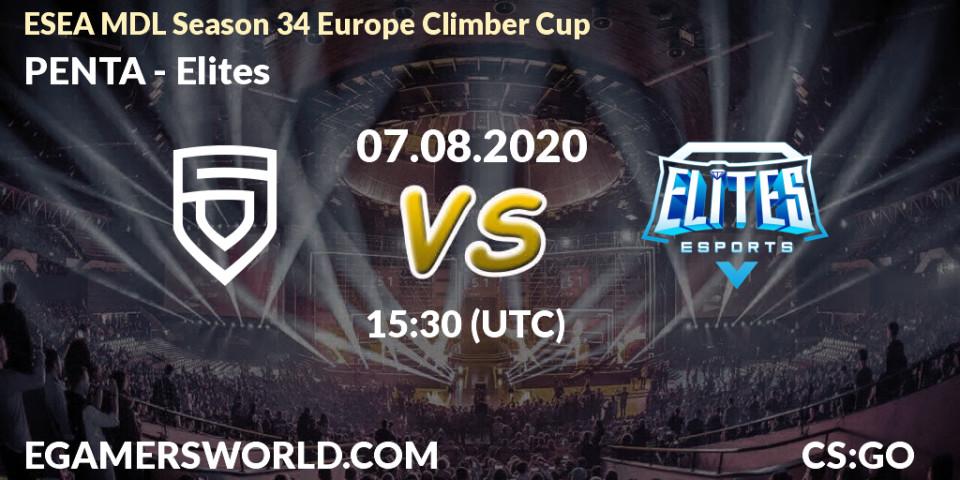 Pronósticos EURONICS Gaming - Elites. 07.08.20. ESEA MDL Season 34 Europe Climber Cup - CS2 (CS:GO)